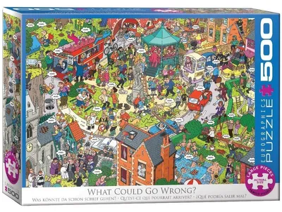 Produktbild von Puzzle 500 Teile Martin Berry, Was könnte denn da schief laufen?, Kunstwerk