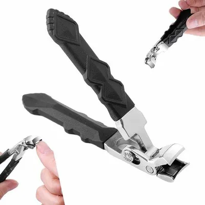 Productafbeelding van Nagelknipper en nagelschaar voor teennagels - geschikt voor senioren - zwart