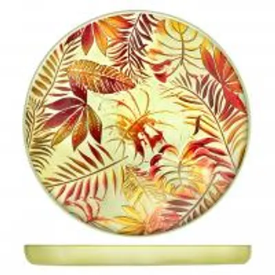 Immagine prodotto di H&H Set 6 Piatti Eden In Vetro Cm28