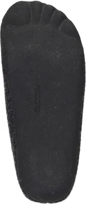 Produktbild von Manitu Damen Hausschuh Pantoffel warm Applikation Schäfchen Wellenkante 320088, Größe:42 EU, Farbe:Schwarz