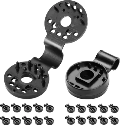 Produktbild von DETEX® 20x Befestigungsclips Sichtschutz Schattiernetze Schattiergewebe Zaunblende Windschutz Halter Halteklammern
