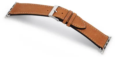 Produktbild von MANUFAKTURWERK Armband HOHELUFT, kompatibel mit Apple Watch Ultra, Ultra 2, Cognac
