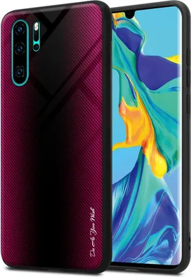 Produktbild von Cadorabo Hülle für Huawei P30 PRO Schutz Hülle in Pink Handyhülle TPU Etui Cover Case Tempered Glas
