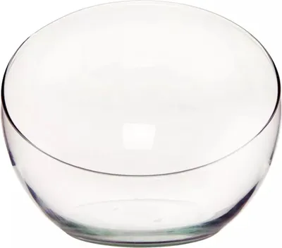 Produktbild von Glasschale, Dekoglas SPIDER schräger Rand D. 19cm D 23,5cm transparent Glas Duif