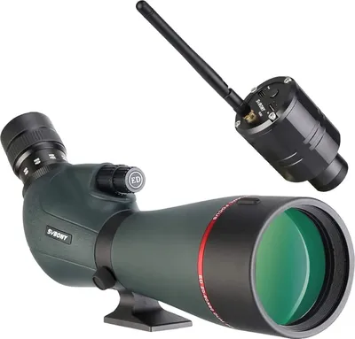 Produktbild von Svbony SV406P 80ED Spektiv, Austauschbares 1,25 Zoll Okular, ED Glas BaK4 Prisma FMC Optik wasserdichte Spektive für Vogelbeobachtung