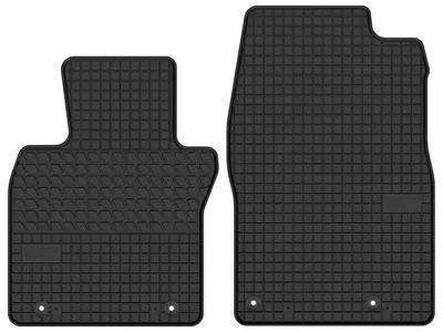 Image de Tapis avant en caoutchouc pour Mazda CX30 / CX-30 2019- (crossover) – 2 pièces, noirs, sur mesure