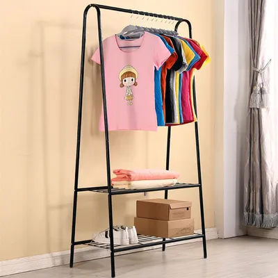 Produktbild von WYCTIN Kleiderständer Garderobenständer Kleiderstange Standgarderobe 59.5*36.5*160cm