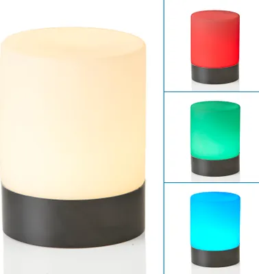 Produktbild von Northpoint Aufladbare Tischlampe Schwarz Matt warmweiß