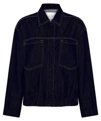 Produktbild von Timezone Jeansjacke Brusttaschen Kontrastnähte Elastischer Saum Größe: L