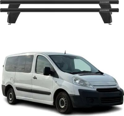 Produktbild von OMAC  Menabo Dachträger Grundträger für Citroen Jumpy II 2007-2016 Alu Schwarz