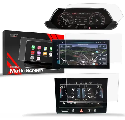 Produktbild von Matte Autodisplayfolie 3in1 für Audi e-tron (2019-2022), Grizz Protector
