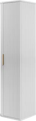 Immagine prodotto di Mobile da bagno, bianco, maniglia dorata, 35,5 x 139 x 31,5 cm