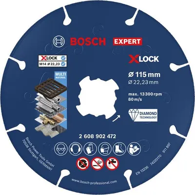 Produktbild von EXPERT Metal Diamanttrennscheibe, X-LOCK, 115 x 22,23 mm