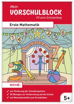 Obrázek produktu pro ROTH 679538-3 ROTH Můj předškolní sešit „První matematika“, DIN A5