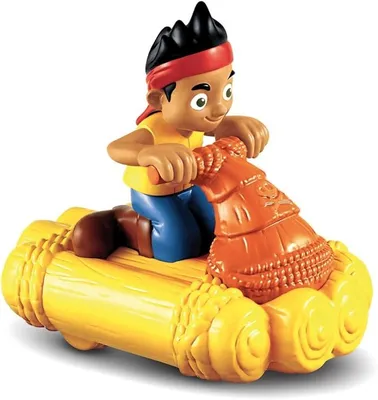 Produktbild von Mattel X1218 - Disney Jake und die Nimmerland-Piraten, Renn-Floß, Jakes
