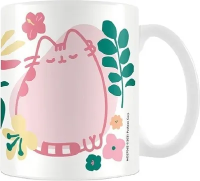 Obrázek produktu pro Pusheen - hrnek na kávu, tropický PM3530 (jedna velikost) (růžová/zelená/bílá)