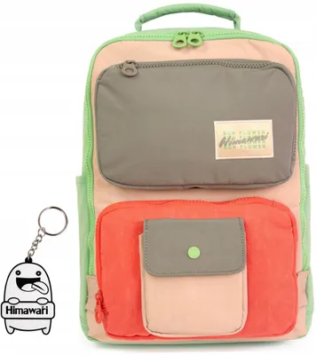 Produktbild von Himawari Retro S Damen Rucksack Koralle Minimal Design