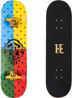 Produktbild von D'arpeje - Dětský skateboard Harry Potter - Pro začátečníky - Nabízí rychlou a plynulou jízdu - Věk +8 let