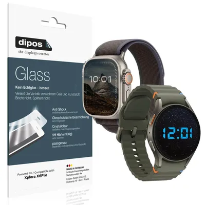 Produktbild von 2x Schutzfolie für Xplora X6Pro - Anti-Shock 9H Folie dipos Glass Kunststoffglas