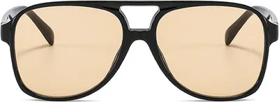 Produktbild von Uni Polarisierte Aviator Sonnenbrille - Schwarz/Gelb für Stil und Komfort KP31154