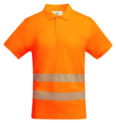 Produktbild von Roly Workwear - "Atrio" Hi-Vis Poloshirt für Herren kurzärmlig LT5892 (3XL) (Fluoreszierendes Orange)