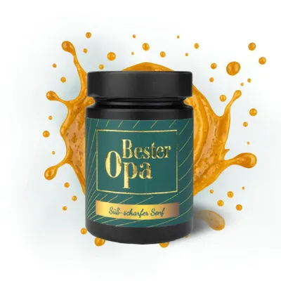Produktbild von Bester Opa Senf, 180 ml