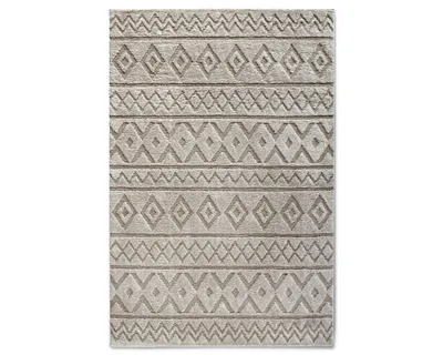Zdjęcie produktu dla Dywan do salonu 160x235cm, pluszowe włosie w kolorze beżowym, wycinany miękki