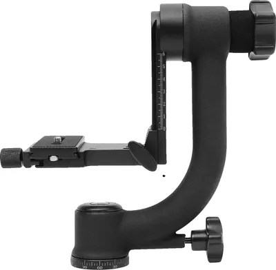 Produktbild von Stativkopf, 360° Drehung, kompatibel mit DSLRs, schwarz