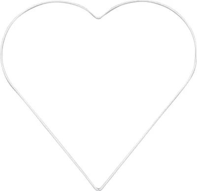 Produktbild von Formstabiler Metallring 28 cm, weiß, für vielseitige Bastelarbeiten und Dekorationen