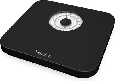 Produktbild von Terraillon Nautic, Mechanische Personenwaage, 150 kg, 1 kg, Schwarz, Rechteck, Kunststoff