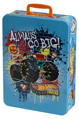 Productafbeelding van Hot Wheels verzamelkoffer "Always Go Big" voor 8 monstertrucks