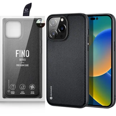 Obrázok produktu pre Puzdro Dux Ducis Fino s nylonovou vrstvou pre iPhone 14 Pro Max, čierne