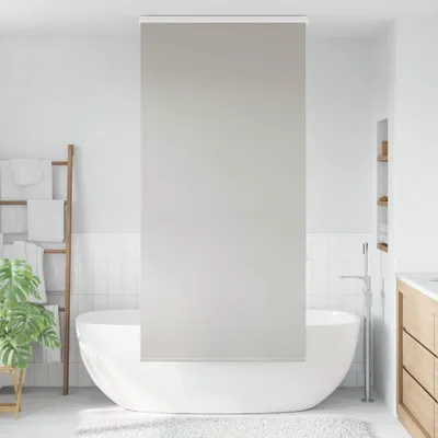 Immagine prodotto di vidaXL Tenda a rullo per doccia con cassonetto 110x240 cm Larghezza del tessuto 106 cm