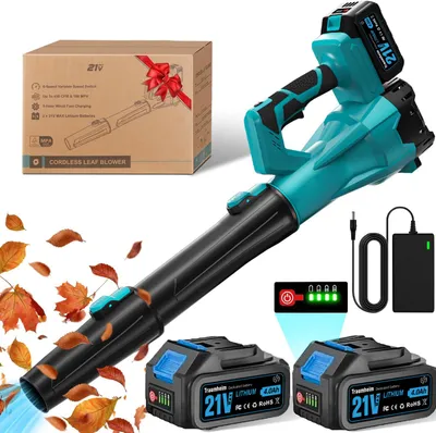 Akku-Laubbläser 21V - Leicht & Kraftvoll Für Gartenarbeit