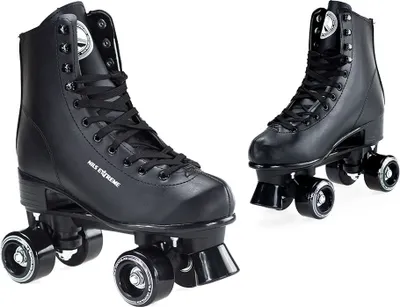 Produktbild von Nils Extreme Rollschuhe für Kinder Mädchen und Jungen - Quad Roller ABEC7 Lager – Disco Skates - Rollerskates Größenverstellbar