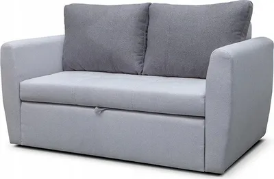 Produktbild von BELLA 120 Sofa mit Schlaffunktion (Hellgrau - Metro 84 + 90)