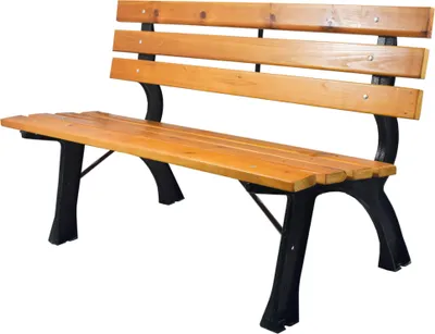 Produktbild von Linder Exclusiv Gartenbank 2-Sitzer Parkbank bis 240Kg Gartenmöbel Holzbank MC4411 120x57x70cm