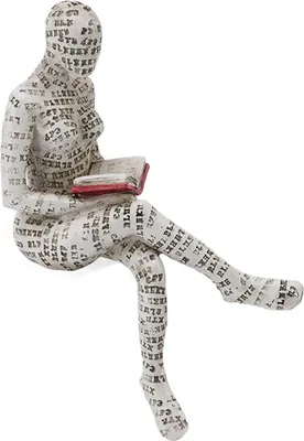 Immagine prodotto di Scultura di una figura femminile, dipinta a mano, 20 cm, decorazione per interni