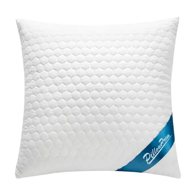 Zdjęcie produktu dla Poduszka antyalergiczna 70x80 cm z zamkiem – regulacja twardości, mikrofibra, puch silikonowy, biała