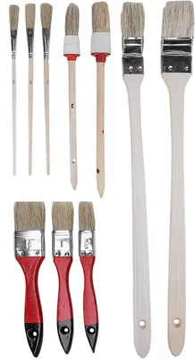 Obrázok produktu pre Sada plochých štetcov, 10 ks