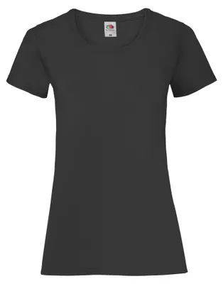 Produktbild von Fruit of the Loom - "Valueweight" T-Shirt für Damen FK3173 (XL) (Schwarz)