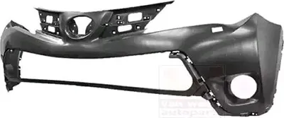 Produktbild von VAN WEZEL Stoßstange Stoßfänger für TOYOTA RAV 4 IV (ZSA4, ALA4) Glatt Schwarz 5473576