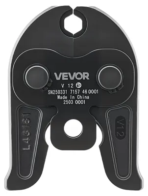 Produktbild von VEVOR V28 Pressbacke, 28mm Pressbacke für V-förmige Edelstahlrohre, hochfester karbonisierter Stahlpressbacken kompatibel mit 32NK Standardpresswerkzeugen, 12 mm