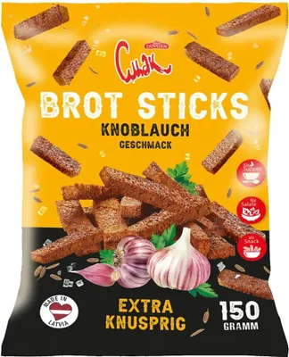 Produktbild von Cmak Brot Sticks Knoblauchgeschmack 150g