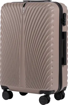Produktbild von WINGS SWAN 24" Beige Gepäckstück - Mittelgroßer ABS+ Hartschalenkoffer