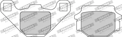 Image de Jeu de garnitures de frein, frein à disque FERODO FDB314P