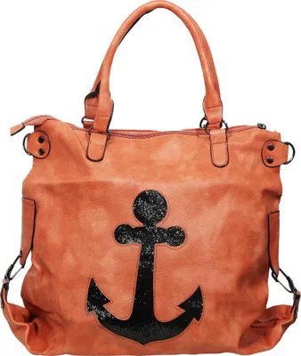 Produktbild von Schultertasche mit Ankermotiv, Kunstlederion