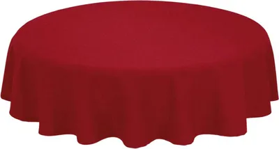 Produktbild von Runde Rote Tischdecke 178 cm Ø