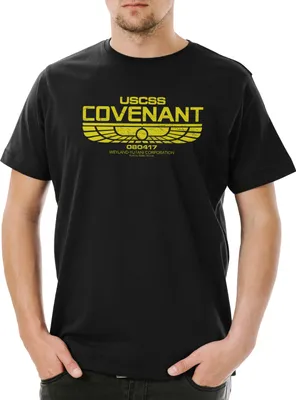 Produktbild von Urban Backwoods USCSS Covenant, Herren T-Shirt, Farbe: Schwarz, Größe: 4XL