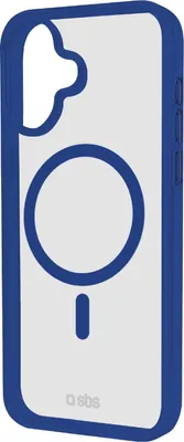 Produktbild von SBS MagFrame Case iPhone 16 blau